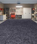 Triple Layer Garage Floor Mat With Waterproof Barrier And Non Slip Backing Heavy Duty Reusable Absorbent Surface in garage