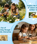 2 In 1 Kids Microscope Camera With 1000X Digital Magnification, Handheld STEM Toy For Nature Exploration, Cool Science Gift For Boys And Girls Ages 3 To 10, Easy To Use, Ready To Explore The Tiny World. Kids use it outdoors and at home.