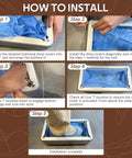 Installation steps for Automatic Shoe Cover Dispenser With 100 Disposable Covers, Hands Free Operation, Power Free