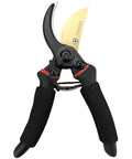 8 Inch Titanium Coated Bypass Pruning Shears For Heavy Duty Garden Pruning Premium SK5 Steel Blade Rust Resistant And Ultra Sharp Ergonomic Non Slip Aluminum Handles For Smooth Cutting