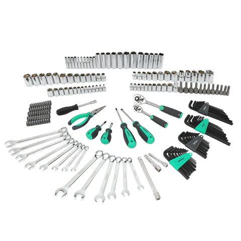 200 Piece All Purpose Tool Kit And Socket Set With Durable Carrying Case For DIY Friendly Home Repairs And Everyday Maintenance