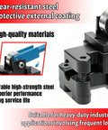Close-up of Heavy Duty 2-In-1 Emt Pipe Bender With Offset Design showing wear-resistant steel construction and ergonomic handle.