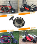 Pull Start Recoil Starter Assembly for Predator 79cc 98cc 99cc 100cc Mini Bike Go Kart and Coleman CT100U CC100X CK100 SK100 MB100 OHV Engine Parts