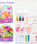 Paper Flowers Science Kit For Kids Ages 6 To 11 With Petals, Stems, Dye Tablets, Droppers, And Easy Instructions For Color Mixing And Capillary Action Learn Hands On STEM Fun product display