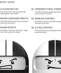 Road Rage Remote Control Bumper Cars For Kids Ages 6 And Up Two Player Head To Head Battle With Ejecting Drivers features list