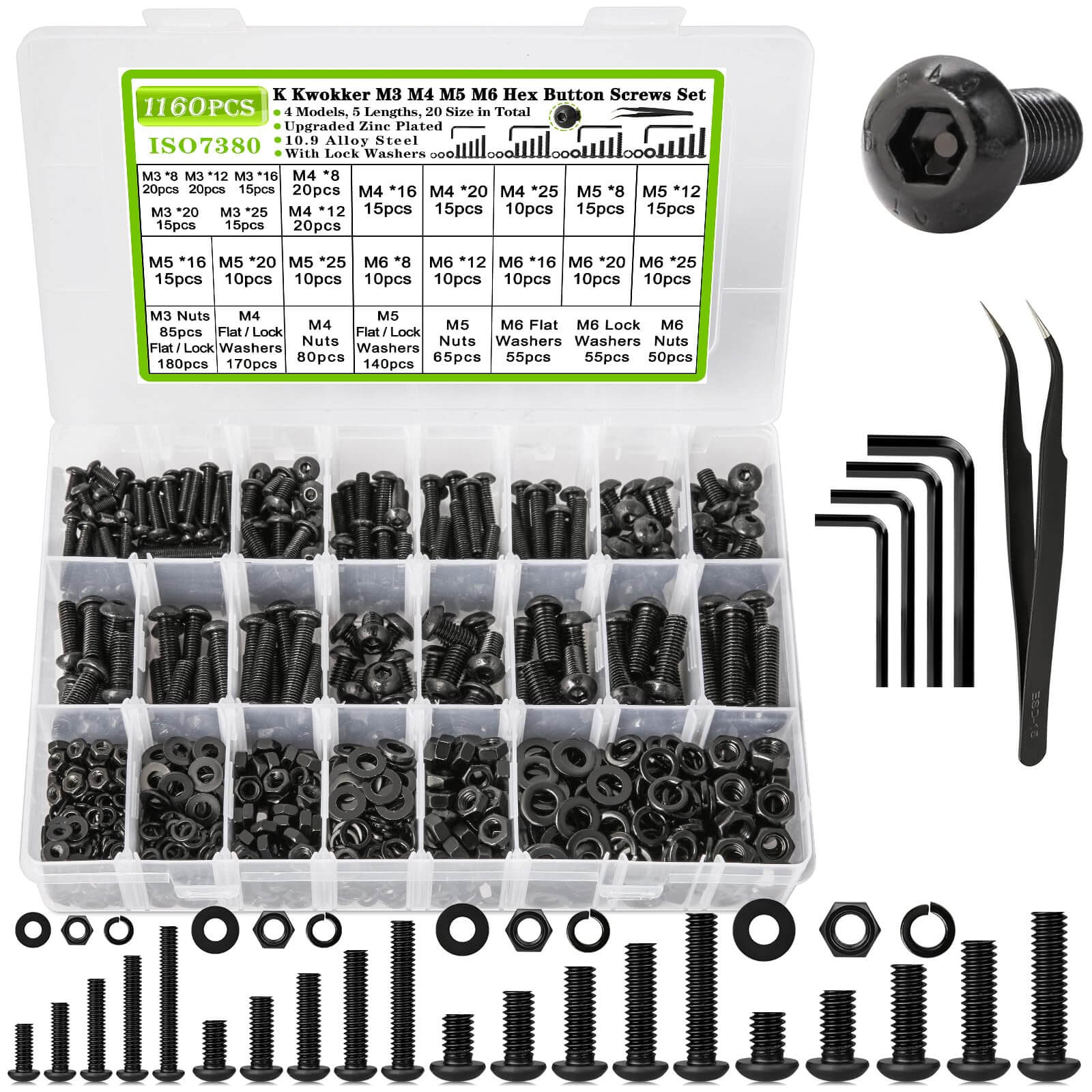 Metric Fastener Kit for DIY Projects