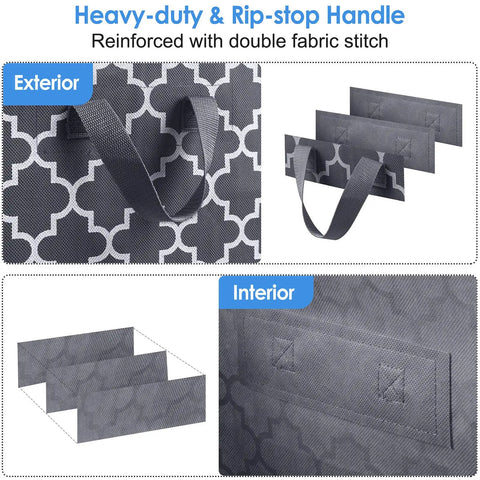 Heavy Duty Storage Bags 3 Pack 100 Liter Clothes Organizers With Clear Windows Breathable Waterproof Fabric Units Keep Rooms Super Clean And Totally Legit Zero Fuss Home Organization That Is A Straight Up Game Changer For Modern Living