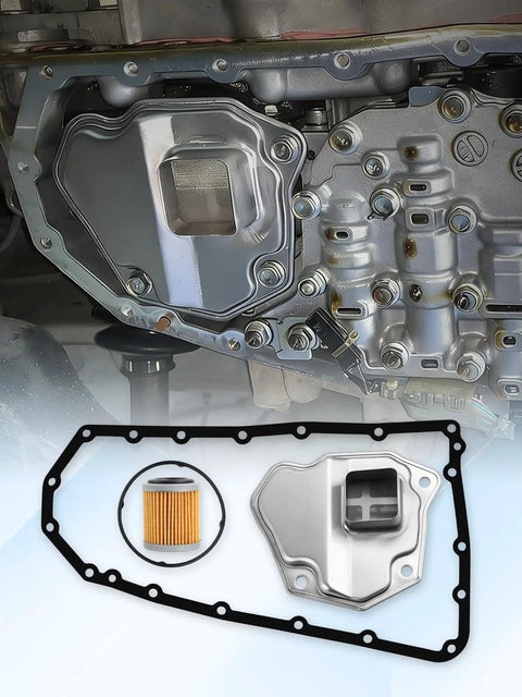 Heavy Duty Transmission Filter Kit With Gasket Set And Oil Cooler Filter For 20 Hole Transmissions Replaces OE 31728-1XF02