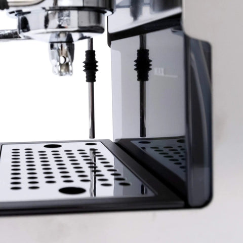 Close-up view of the Classic Evo Pro Espresso Machine With 9 Bar Extraction Stainless Steel Housing 58mm Commercial Portafilter
