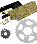 Drive Chain And Sprockets Kit For Suzuki VZ800 Marauder 1997 To 2004 with 15T front and 48T rear sprockets, 120-link chain