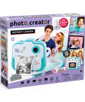 Kid Friendly Instant Print Camera For Photos And Selfies With LCD Screen Thermal Paper For 250 Prints Easy Portable Photo Printer With Video Capture Age 8 And Up Fun Educational Toy boxed set
