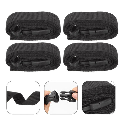 4 Pack Quick Release Camping Straps Heavy Duty Wear Resistant Luggage Binding Straps For Outdoor Travel And Hiking Gear