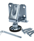 Game Changing Rock Solid Heavy Duty Floor Levelers 8 Pack Complete Tool Kit with zinc steel adjustable foot and screws.