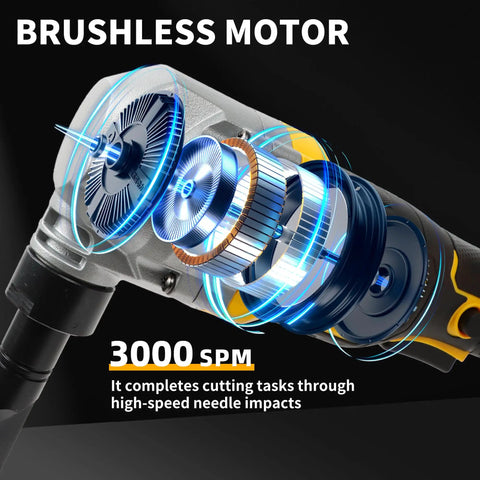 Badass Cordless Metal Nibbler Loaded With Brushless Motor And Three Speed Settings With Fully Rotating Head For Precision Sheet Metal Work Legit Beast That Slabs Through Mild Steel Smoothly