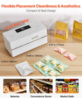 Automatic Continuous Band Sealer For Plastic Bags 0.32 To 0.47 Inch Seal Width With Digital Temperature Control Auto Shutoff