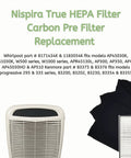 Power Up Your Air With This Replacement True HEPA Filter Set Plus Activated Carbon Pre Filter For Sears Kenmore Models 83375 83376