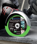 4.5 Inch Diamond Cutting Disc For Angle Grinder Glass Ceramic Jade Crystal And Wine Bottles 3 Pack Pro Grade Heavy Duty