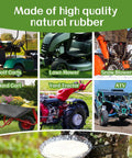 Heavy Duty 4.80/4.00-8 Inner Tubes With Bent Valve Thickened Butyl for various vehicles like lawn mowers and ATVs showcased