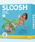 Box of Inflatable 28 Inch Palm Tree Cooler for Beverages, Beach Luau Themed Party Decor and Tropical Outdoor Supplies.