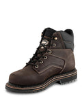 Women Work Boots 6 Inch Steel Toe Brown Wide 7 D Built For Tough Shifts Slip Resistant Rubber EVA Treker Outsole Heat Resistant HRO