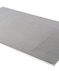 Heavy Duty Aluminum Dock Plate 72 By 36 Inches With 3/8 Inch Thickness And 4300 Pound Capacity, angled side view.