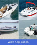 Boats demonstrating 16 Foot Boat Steering Cable For Single Station Outboard Rotary Steering Systems SSC6216 Easy Install features.