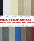 Color options for Dark Gray Self Adhesive Linen Repair Tape For Couch Sofa Patch No Sweat Diy Fix Flexible Cut Furniture Cover Strip For Chairs Cushions Bags 4 By 70 Inches.
