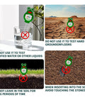 Battery Free Soil Moisture Meter For Indoor And Outdoor Plants, Hygrometer Moisture Sensor Soil Test Kit usage guide