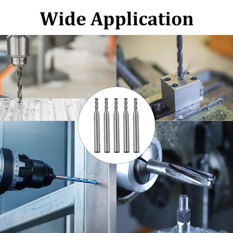 5 Pack 1/8 Inch End Mill Cutter With 1/4 Inch Shank, 4 Flute Precision CNC Milling Bit For Aluminum And Wood, wide application