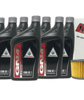 Oil Change Kit For 2016-2023 Honda Pioneer 1000 Includes Seven 10W30 Quarts, Two Honda Oil Filters, Drain Plug Crush Washers