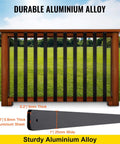Heavy Duty Aluminum Deck Balusters 29.5 Inch Long 1 Inch Wide Spindles 76 Pack With Screws for wood railing outdoor installation