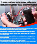 Hands installing Hard Start Kit For 3.5 To 5 Ton Air Conditioners, Fast And Reliable Compressor Startup, Up To 50 Percent Faster