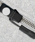 Zipper Repair Kit With Quick Fix Zipper Set Replacement Heads And Plier Seam Ripper for Coats and Jackets installed on zipper