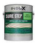 Sure Step Acrylic Anti Slip Paint White 1 Gallon For Interior And Exterior Use Durable Grippy Non Slip Concrete Coating