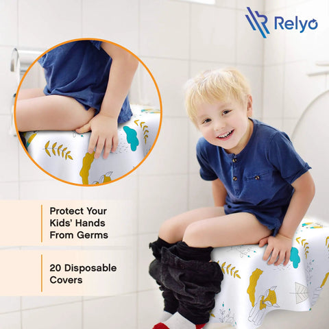 Slick Travel Essential With Twenty Disposable Toilet Seat Covers Featuring Owl Print Pattern For No Sweat Hygiene On The Go Using Fast Tear Paper Liners That Fit Standard Seats Solid For Road Trips And Airport Layovers