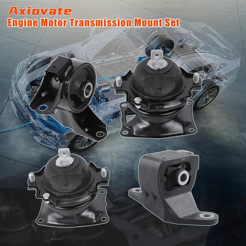 Engine And Transmission Mounts Set For Honda Odyssey 3 5L V6 2011 Through 2017 Replaces OE A4575EL A65094 A4587 A65017EL 4 Piece Kit