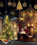 Copper Wire Firework Fairy Lights With Remote Control Waterproof 120 LED String For Indoor Outdoor Decor Bouquet Shaped Twinkle Lights 8 Modes Dimmable Cozy Vibe Perfect For Christmas Patio Garden Tent enhancing festive Christmas scene