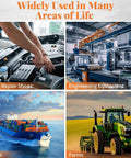 Widely Used in Many Areas of Life including Auto Repair Shops, Engineering Equipment, Ships, and Farms for various applications.
