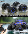 Amphibious Remote Control Beast Truck Toy For Kids 6 Plus Waterproof Off Road 4X4 RC Pickup All Terrain 2 4GHz One Eighteen Scale in action