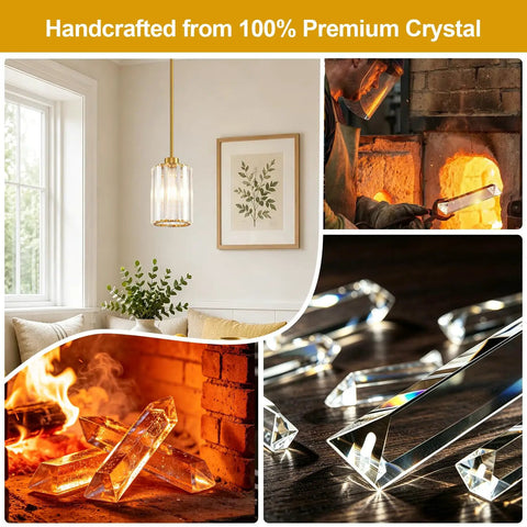 Straight Up Three Pack Brushed Gold Crystal Pendant Lights For Kitchen Islands, mini chandeliers in a cozy living space.