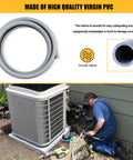 Pro Grade Kickass 1 Inch Flexible Liquid Tight Conduit Kit With Smooth PVC Interior shown coiled for easy handling.