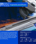 Curve Radial Flap Disc 4-1/2 In X 7/8 In 40 Grit Zirconia For Welding And Grinding Topsides And Fillet Welds Smooth Finish