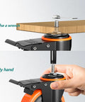 Installation guide for Four Inch Heavy Duty Threaded Stem Casters Set Of Four With One Half Inch Thread And One Inch Length Quiet Locking Swivel Wheels For Shop Carts Furniture.