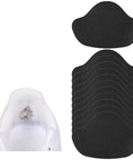 Self Adhesive Inside Shoe Heel Patches 12 Pack For Quick Hole Repair Black Interior Shields