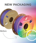 New packaging of Panchroma Matte Pastel Periwinkle PLA Filament For 3D Printing, 1.75mm, 1Kg Spool, Fits Most FDM Printers, Former PolyTerra Matte.