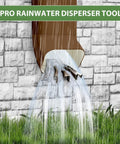 Heavy Duty Gutter Downspout Diverter Extension For Home And Garden, Rainwater Redirector For Yard Deck Patio Lawn