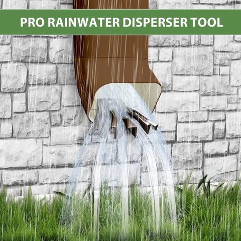 Heavy Duty Gutter Downspout Diverter Extension For Home And Garden, Rainwater Redirector For Yard Deck Patio Lawn