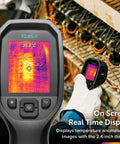 Ultra Clear Thermal Imaging Camera With MSX Detail Enhancement for Building Inspections HVAC and Electrical Work, close-up view
