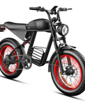 1000W High Torque Electric Bike For Adults 35 MPH Fast Ebike With Beast Mode Power Rapid Acceleration Crush 30 Degree Hills Durable Frame For Commuting Rides And Weekend Adventures, black fat-tire frame