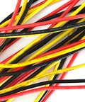 Close-up of colorful wires from 10 Pairs 3 Pin PH 2.0mm Connector Plug Kit With 10cm 22 AWG Soft Silicone Wire For LED Light Strips